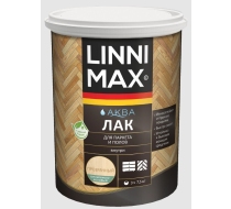 Лак акриловый LINNIMAX Аква Лак для дерева шелковисто-матовый 0.9л.