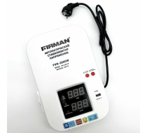 Стабилизатор FIRMAN FVR-2000W(однофаз, релейн, настен, цифр. дисплей, 2000Вт, 100-260В, USB, 4.2кг)