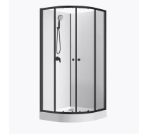 Душевая кабина 100x100x(190+15)см с низким поддоном 15см, стекло 5 мм CS-21800-100