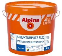Штукатурка Альпина EXPERT Strukturputz R20 КОРОЕД зерно 2мм 16кг.