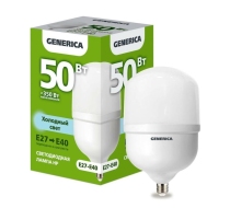 Лампа св/д IEK дрл/дрв 50Вт Е27/Е40 6500К 5000Лм HP GENERICA