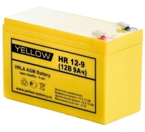 Аккумулятор YELLOW VL 12В 9А/ч