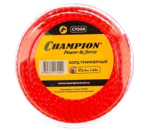 Корд трим.CHAMPION Twisted Square 2.4мм* 40м (витой квадрат), CHAMPION, C7006