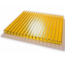Поликарбонат 12000х2100х4 Желтый Rational