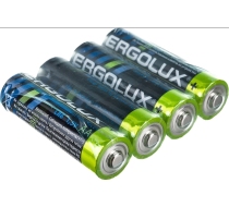 Батарейка «Ergolux» Alkaline LR6 SR-4   (4*АА-блистер  180 комп.)/14282/891018