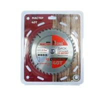 Диск пильный по дереву №1 NACD210223040T (D=210мм, D20/22.2/25.4/30мм, 40Т, толщина 1.4мм)