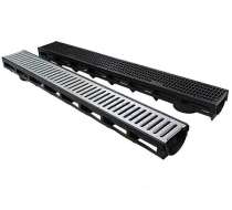 Лоток водоотводный с пластиковой решеткой AQUA-TOP Aquastok (1092)