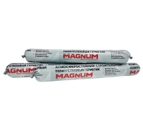 Герметик MAGNUM строительный полиуретановый белый атмосферостойкий 900г. М-007-2-600