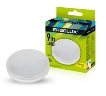 Лампа светодиодная «Ergolux» LED GX53  9W, 80Вт (GX53) 4500К  (1/10/100шт)/13515/884287