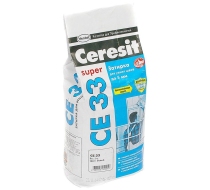 Затирка Ceresit СЕ 33 S 2-5 01-белая 2кг  (уп./12шт)