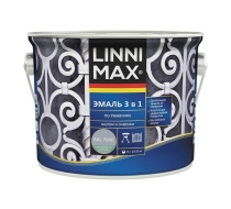 Грунт-эмаль по ржавчине 3 в 1 LINNIMAX RAL 7040 серая 2.5л.