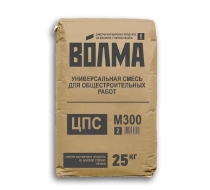 Смесь кладочная универсальная цементная Волма М300 для общестроительных работ 25кг. (под-56м)