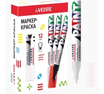 Маркер-краска deVENTE 2мм, белый, перманентный, пулевидный 5043400