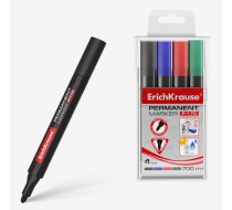 Набор маркеров ErichKrause® P-170, цвет чернил: черный, синий, красный, зелены