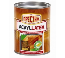 Лак акриловый по дереву б/ц Acryllatex 0,9 кг Престиж