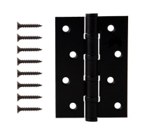 Петля стальн. RENZ 100*75*2,5, 4подш, б/колп., черный  арт: IN100-4BB FH B 23-00000190