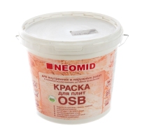 Краска акриловая NEOMID для плит OSB влагостойкая матовая бесцветный 7 кг
