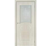 Дверь К-1 Филадельфия Крем ДО 2000*800 ст. белое с рис.