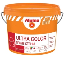 Краска ВД Альпина EXPERT Ultra Color/Яркие стены База 1  15,31кг/9л.