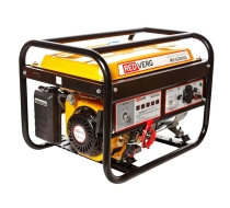 Генератор RedVerg RD-G3000Е (4-такт, 3кВт, 47кг, 15л., эл. старт)