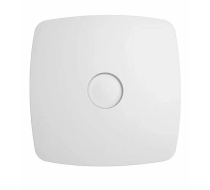 Вентилятор осевой вытяжной с обратным клапаном D123 декоративный RIO 5C matt white
