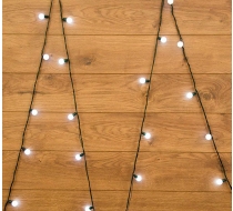 Электрогирлянда Neon-night Шарики, 25 LED ламп, 5 м, d 25 мм, белая 303-555/225692
