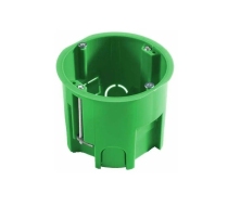 Коробка подрозетник КУ1205 с/у в г/к зеленый м/л 68х60 IP20 Hegel