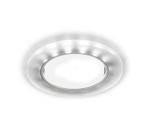 Светильник Ambrella Light G214 GX53+3W CH/WH хром/матовый (LED WIGHT)