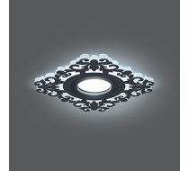 Светильник св/д Gauss Backlight узор квадрат GU5.3 черный 3W, 4000К BL129/СМ00000603