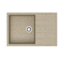 Мойка из искусственного камня AZARIO Vision (750x505x218) Песочная (сифон + герметик) CS00078340