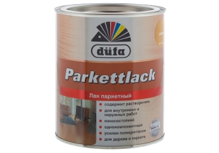 Лак паркетный Dufa PARKETT полуматовый 0,75 л.
