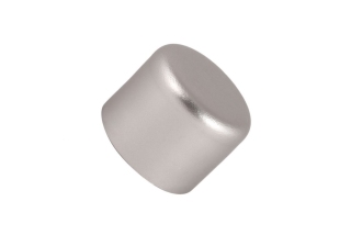 Заглушка D16 Закругленная Сатин