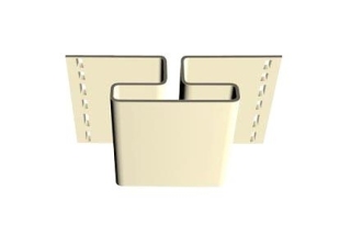 Профиль H соединительный GL 3,00м кремовый(24)