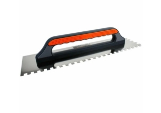 Гладилка DЕCOR, 3К, 480х130 мм, Нерж. зуб 14х14 мм  0,7 мм 690-014