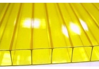 Поликарбонат 12000х2100х6 Желтый Rational
