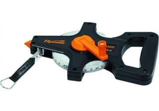 Рулетка геодезическая 50х0,10м ПВХ. лента, откр. корпус /314405/ SPARTA