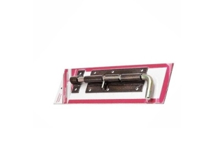 Задвижка дверная ЗД-10 (бронза) 180мм. 