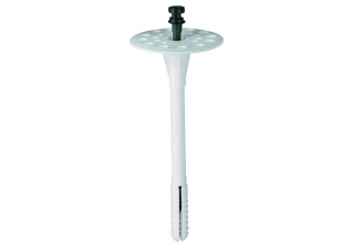 Дюбель для изоляционных материалов,пласт. стержень,10х80мм.