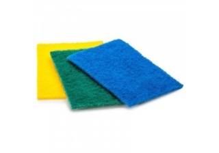 Губка абразивная (3шт/уп) 100*140мм Рыжий кот 002931