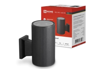 Светильник уличный односторонний НБУ Line-1xA60-BL черный серии CITY