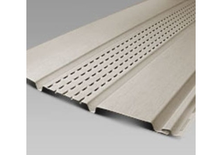 Соффит (подшива) виниловый  GL Т4 с частичной перфорацией 3,00х0,305м белый