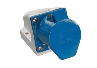 Розетка стационарная силовая ССИ-113 2Р+РЕ 16А 220В о/у IP44 IEK