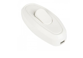 Выключатель для бра белый IP20 EKF