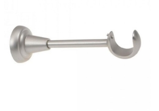 Кронштейн метал. стеновой D16/16 Сатин 13/20см