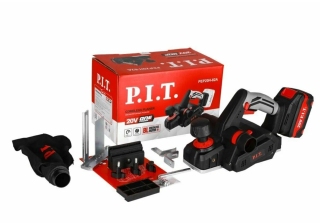 Рубанок акк. P.I.T. PEP20H-82A SOLO (20В,16000 об/мин, нож 82мм, рег-ка 0-2мм бесщет)