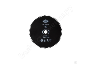 Диск для триммера DDE 80зуб 255х25.4мм (толщина=1.4мм) 645-518