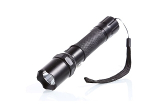 Фонарь аккумуляторный светодиод. Ultraflash E145 черный, пласт. корпус /12352/875971