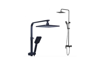 Стойка душевая G36301E PURSH со смесителем Черная