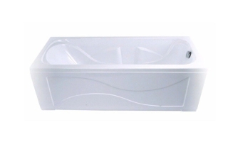 Ванна акриловая СТАНДАРТ-ЭКСТРА 1700х750х570 с экраном и каркасом