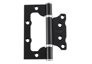 Петля накладная RENZ 100-2BB FH B/CP (черный/хром блестящий) 23-00000243